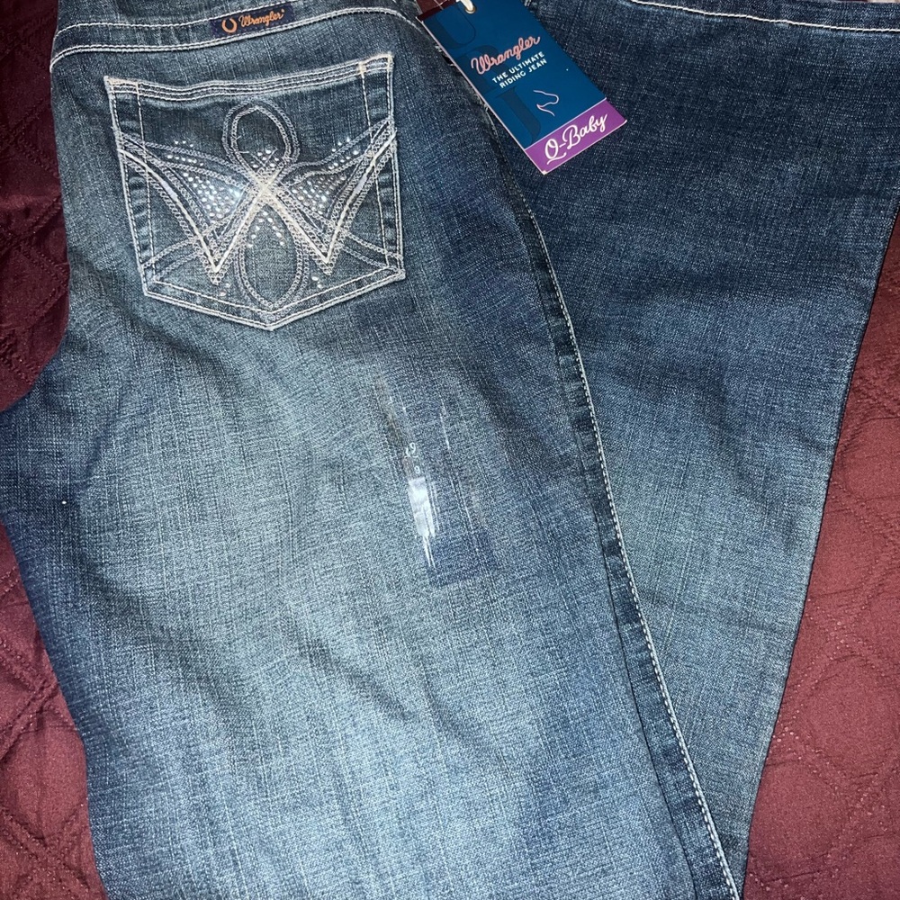 BNWT Wrangler Denim Jeans with Sparkling Pocket